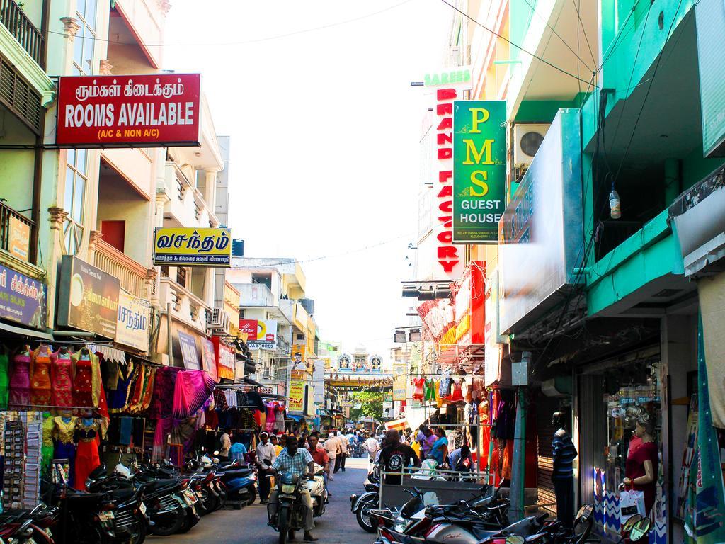 Pms Guest House Pondicherry Bagian luar foto